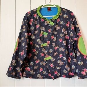 Nature Square (What it translates to from Japanese) Cool floral jacket